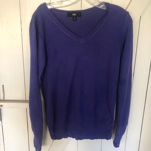 Mossimo Long Sleeve V-Neck Sweater L
